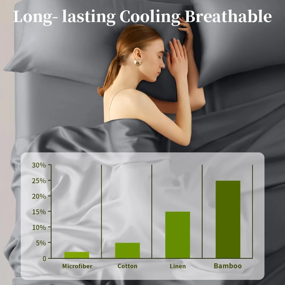 Luxury Cooling Bamboo Bed Sheets™